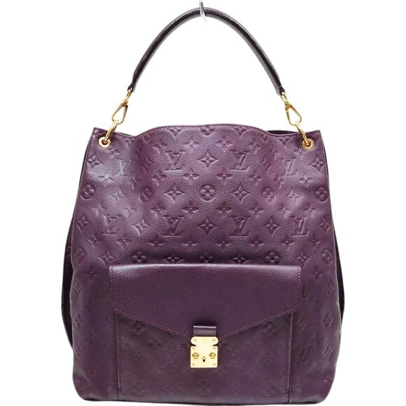 698730AR (X6) Louis Vuitton Shoulder Bag Metis Purple Monogram Empreinte - Picture 1 of 11
